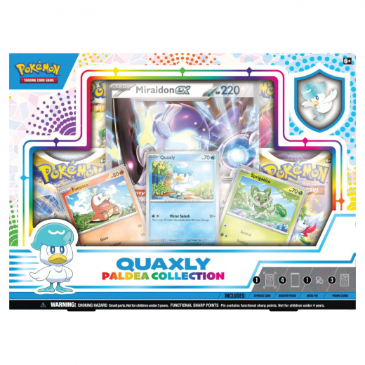 Pokémon TCG:  Paldea Collection - Quaxly i gruppen SÄLLSKAPSSPEL / Pokémon hos Spelexperten (POK85211-QUA)