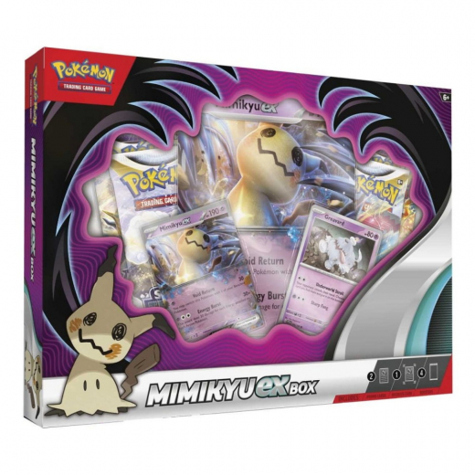 Pokémon TCG: Mimikyu ex Box i gruppen SÄLLSKAPSSPEL / Pokémon hos Spelexperten (POK85218)