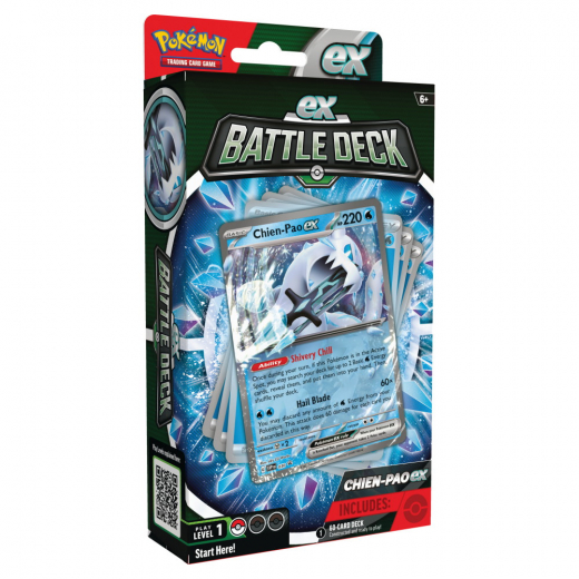 Pokémon TCG: Chien-Pao ex Battle Deck i gruppen SÄLLSKAPSSPEL / Kortspel hos Spelexperten (POK85240-CHI)