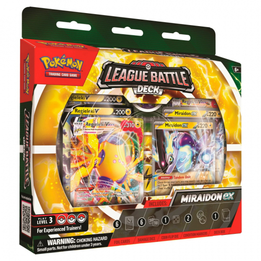 Pokémon TCG:  League Battle Deck - Miraidon ex i gruppen SÄLLSKAPSSPEL / Pokémon hos Spelexperten (POK85273)