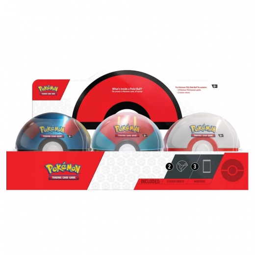 Pokemon TCG: Poké Ball Tin Fall 2023 i gruppen SÄLLSKAPSSPEL / Pokémon hos Spelexperten (POK85275)