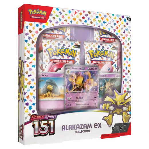 Pokémon TCG: Scarlet & Violet 151 - Alakazam ex i gruppen SÄLLSKAPSSPEL / Pokémon hos Spelexperten (POK85312)