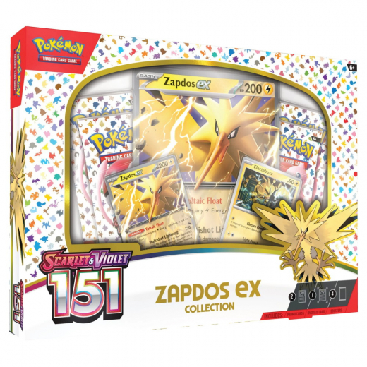 Pokémon TCG: Scarlet & Violet 151 - Zapdos ex i gruppen SÄLLSKAPSSPEL / Pokémon hos Spelexperten (POK85313)