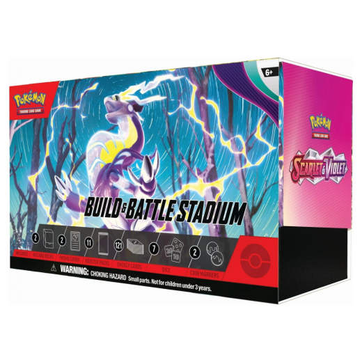 Pokémon TCG: Scarlet & Violet Build & Battle Stadium i gruppen SÄLLSKAPSSPEL / Pokémon hos Spelexperten (POK85347)