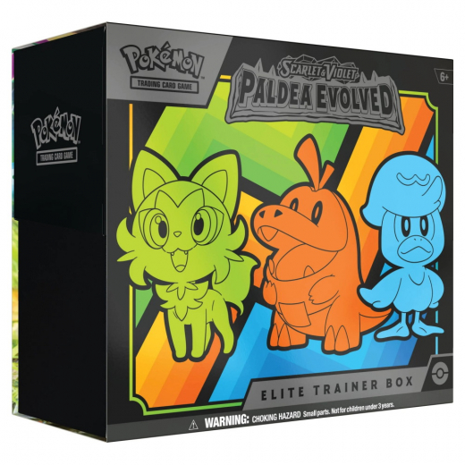 Pokémon TCG: Paldea Evolved - Elite Trainer Box i gruppen SÄLLSKAPSSPEL / Pokémon hos Spelexperten (POK85366)