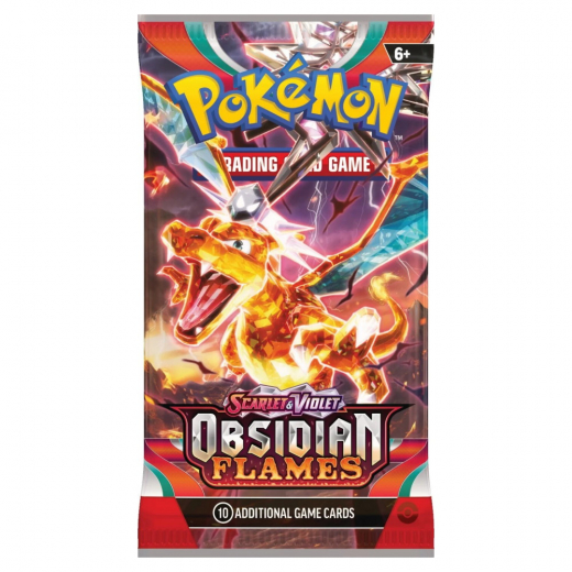 Pokémon TCG: Obsidian Flames Booster Pack i gruppen SÄLLSKAPSSPEL / Pokémon hos Spelexperten (POK85374-BOS)