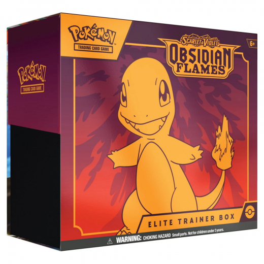 Pokémon TCG: Obsidian Flames Elite Trainer Box i gruppen SÄLLSKAPSSPEL / Pokémon hos Spelexperten (POK85391)