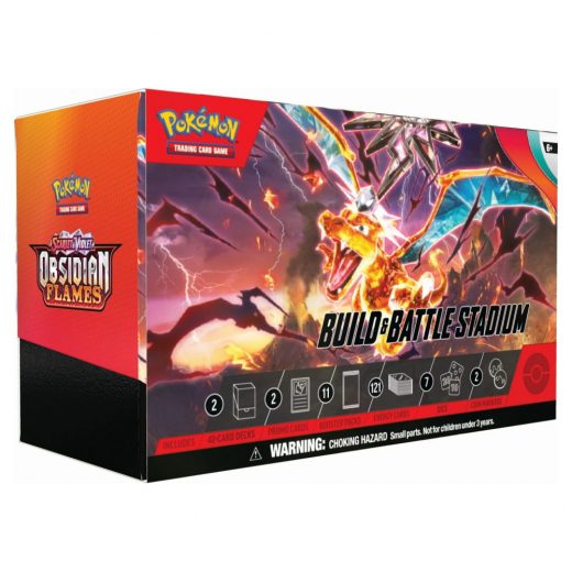 Pokémon TCG: Obsidian Flames - Build & Battle Stadium i gruppen SÄLLSKAPSSPEL / Pokémon hos Spelexperten (POK85397)