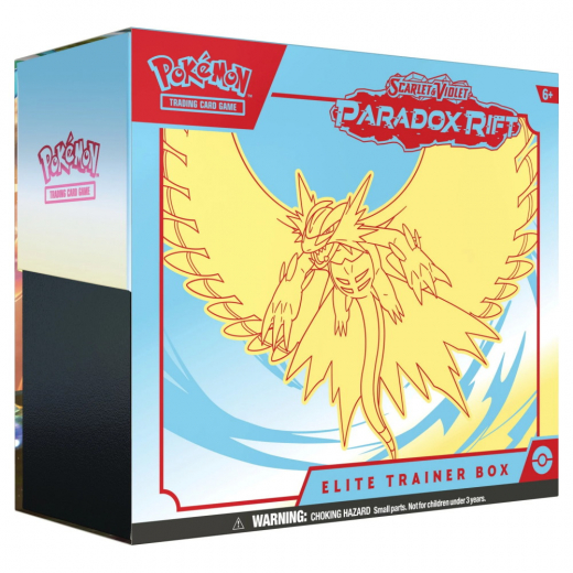 Pokémon TCG: Paradox Rift Elite Trainer Box - Roaring Moon i gruppen  hos Spelexperten (POK85416-ROA)