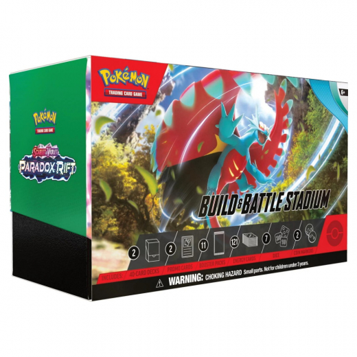 Pokémon TCG: Paradox Rift - Build & Battle Stadium i gruppen SÄLLSKAPSSPEL / Pokémon hos Spelexperten (POK85422)