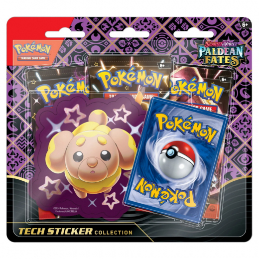 Pokémon TCG: Paldean Fates Tech Sticker Collection - Fidough i gruppen SÄLLSKAPSSPEL / Pokémon hos Spelexperten (POK85613-FID)
