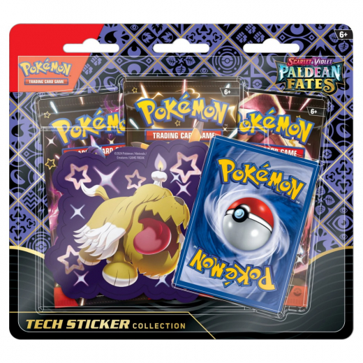 Pokémon TCG: Paldean Fates Tech Sticker Collection - Greavard i gruppen SÄLLSKAPSSPEL / Pokémon hos Spelexperten (POK85613-GRE)