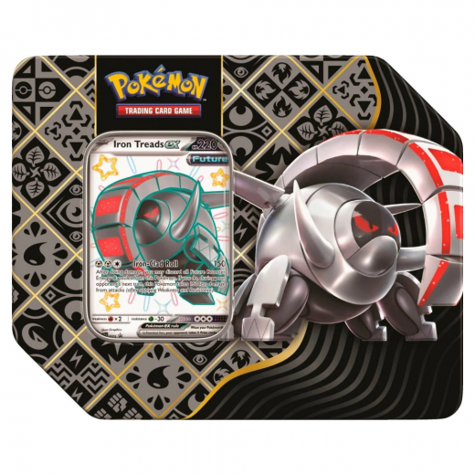 Pokémon TCG: Paldean Fates Special Tin - Iron Treads i gruppen SÄLLSKAPSSPEL / Pokémon hos Spelexperten (POK85624-IRO)