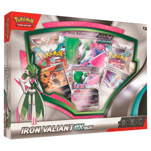 Pokémon TCG: Iron Valiant ex Box i gruppen  hos Spelexperten (POK85712-IRO)