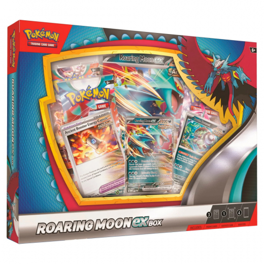 Pokémon TCG: Roaring Moon ex Box i gruppen  hos Spelexperten (POK85712-ROA)