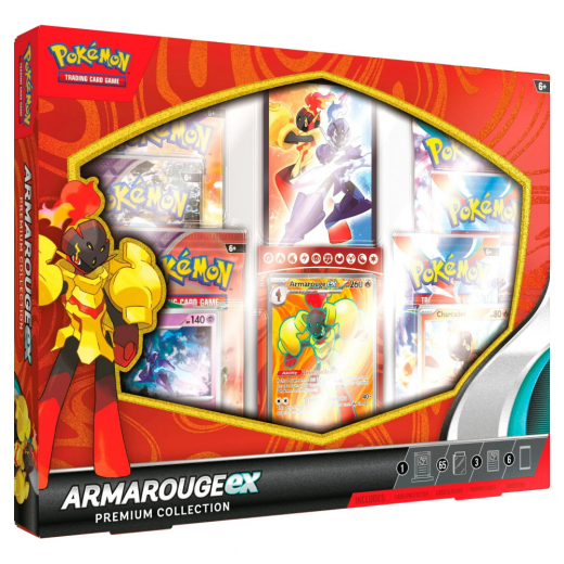 Pokémon TCG: Armarouge ex Premium Collection i gruppen SÄLLSKAPSSPEL / Pokémon hos Spelexperten (POK85752)