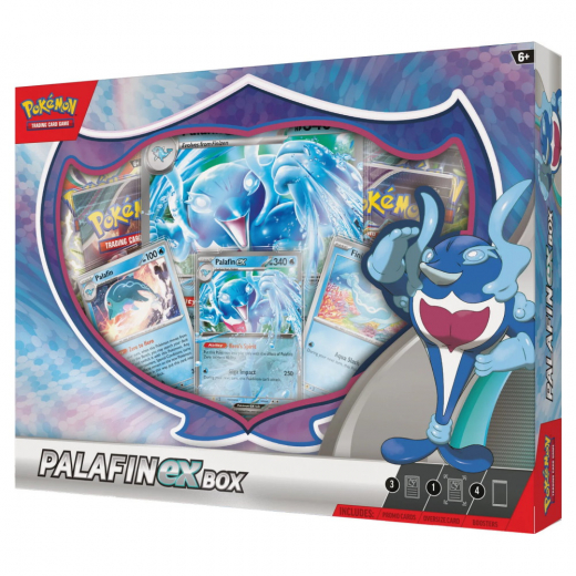 Pokémon TCG: Palafin ex Box i gruppen SÄLLSKAPSSPEL / Pokémon hos Spelexperten (POK85758)