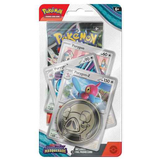 Pokémon TCG: Twilight Masquerade Premium Checklane Porygon-Z i gruppen SÄLLSKAPSSPEL / Pokémon hos Spelexperten (POK85794-PPP)