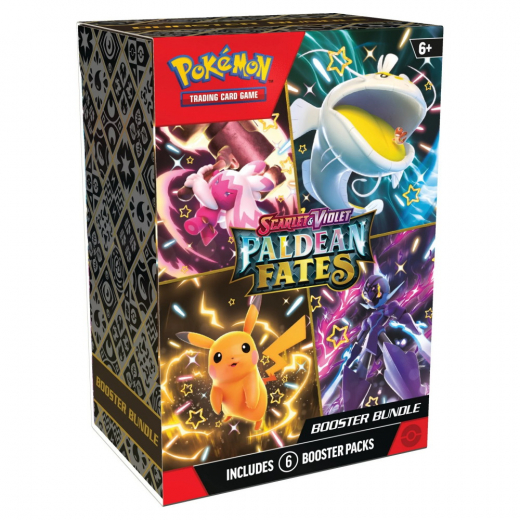 Pokémon TCG: Paldean Fates Booster Bundle 6-Pack i gruppen SÄLLSKAPSSPEL / Pokémon hos Spelexperten (POK85890)