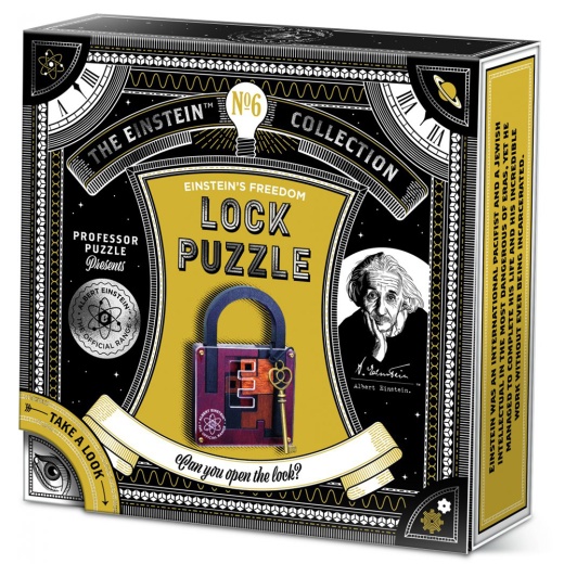 Einstein Lock Puzzle i gruppen SÄLLSKAPSSPEL / Knep & knåp hos Spelexperten (PP2908)