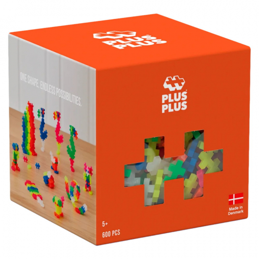 Plus-Plus - Neon Färgmix 600 st i gruppen LEKSAKER / Byggklossar / PLUS PLUS hos Spelexperten (PP3311)