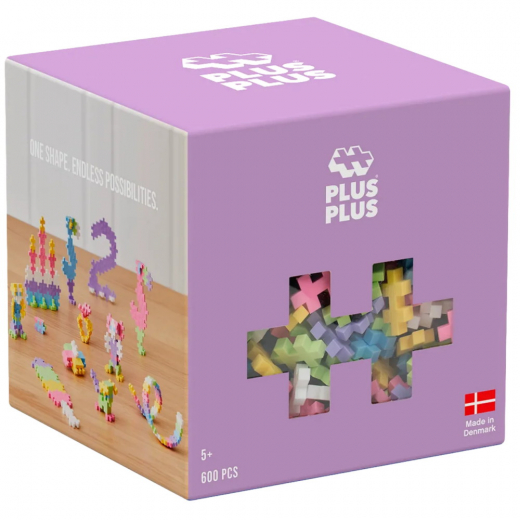 Plus-Plus - Pastell Färgmix 600 st i gruppen LEKSAKER / Byggklossar / PLUS PLUS hos Spelexperten (PP3312)
