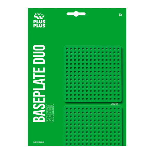 Plus-Plus - 2 Byggplattor Gröna i gruppen LEKSAKER / Byggklossar / PLUS PLUS hos Spelexperten (PP4022)