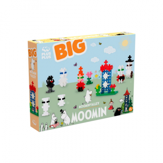 Plus-Plus - BIG Mumindalen Set 120St i gruppen LEKSAKER / Byggklossar / PLUS PLUS hos Spelexperten (PP4401)