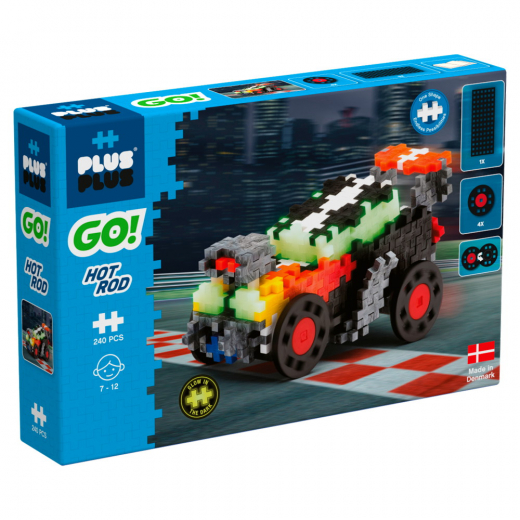 Plus-Plus - Go! Hot Rod i gruppen LEKSAKER / Byggklossar / PLUS PLUS hos Spelexperten (PP7007)