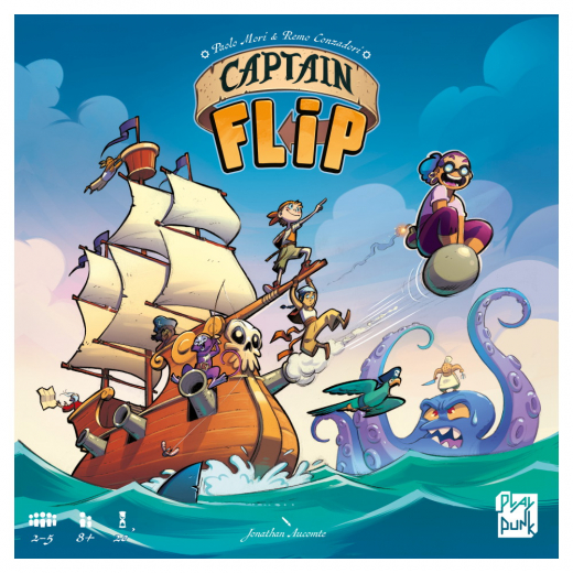 Captain Flip i gruppen SÄLLSKAPSSPEL / Familjespel hos Spelexperten (PPUCF01EN)
