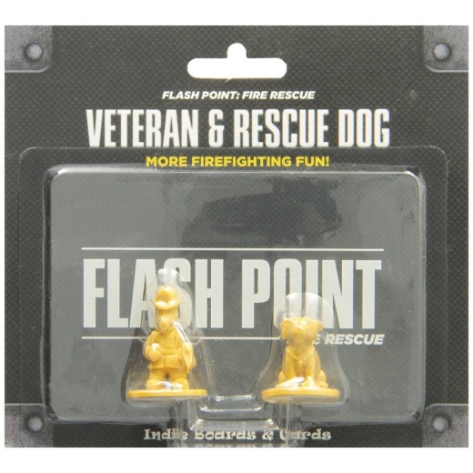 Flash Point: Fire Rescue - Veteran & Rescue Dog (Exp.) i gruppen SÄLLSKAPSSPEL / Expansioner hos Spelexperten (PSI-FPA1)