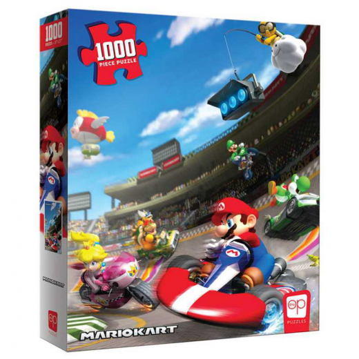 Usaopoly Pussel: Super Mario - Mariokart 1000 Bitar i gruppen PUSSEL / 1000 bitar hos Spelexperten (PZ005-678)