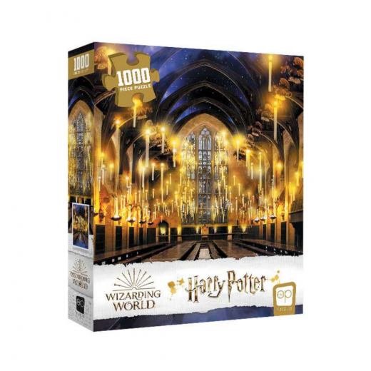 Usaopoly Pussel: Harry Potter - Great Hall 1000 Bitar i gruppen  hos Spelexperten (PZ010-747)