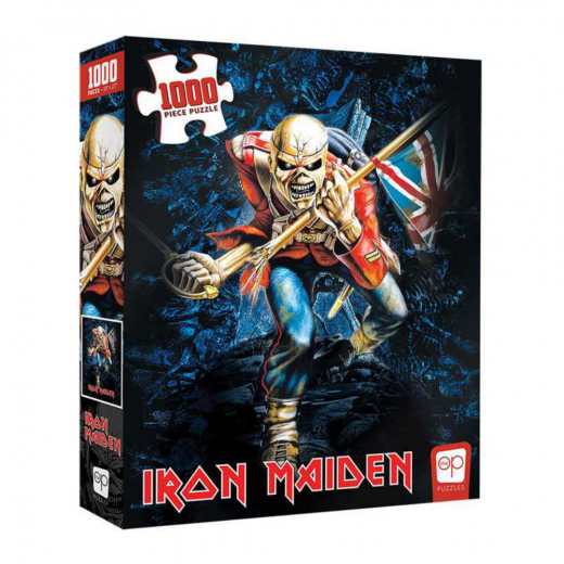 Usaopoly Pussel: Iron Maiden - The Trooper 1000 Bitar i gruppen  hos Spelexperten (PZ144-656)