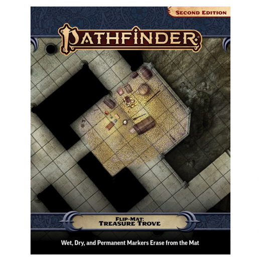 Pathfinder RPG: Flip-Mat - Treasure Trove i gruppen SÄLLSKAPSSPEL / Rollspel / Pathfinder hos Spelexperten (PZO11014FM)