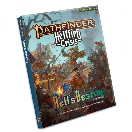 Pathfinder RPG: Hell's Destiny - Hellfire Crisis i gruppen SÄLLSKAPSSPEL / Rollspel / Pathfinder hos Spelexperten (PZO15223HC)