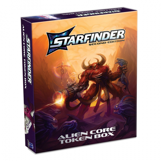 Starfinder RPG: Alien Core Token Box i gruppen SÄLLSKAPSSPEL / Rollspel / Starfinder hos Spelexperten (PZO20004MC)