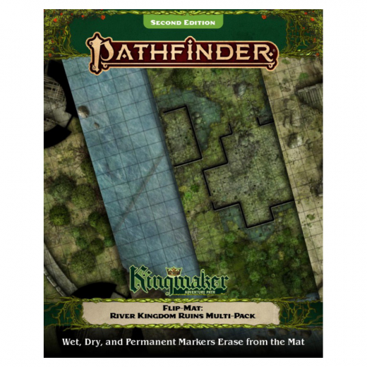 Pathfinder RPG Flip-Mat: Kingmaker - River Kingdoms Ruins Multi-Pack i gruppen SÄLLSKAPSSPEL / Rollspel / Pathfinder hos Spelexperten (PZO2030)