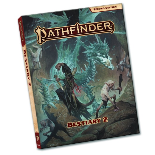Pathfinder RPG: Bestiary 2 Pocket Edition i gruppen SÄLLSKAPSSPEL / Rollspel / Pathfinder hos Spelexperten (PZO2104PE)