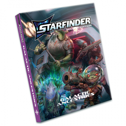 Starfinder RPG: Galactic Ancestries i gruppen SÄLLSKAPSSPEL / Rollspel / Starfinder hos Spelexperten (PZO22005HC)