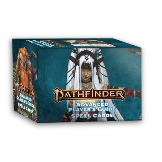Pathfinder RPG: Spell Cards - Advanced Player's Guide i gruppen SÄLLSKAPSSPEL / Rollspel / Pathfinder hos Spelexperten (PZO2221)