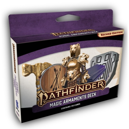 Pathfinder RPG: Magic Armaments Deck i gruppen SÄLLSKAPSSPEL / Rollspel / Pathfinder hos Spelexperten (PZO2222)