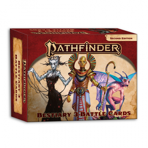 Pathfinder RPG: Bestiary 3 Battle Cards i gruppen SÄLLSKAPSSPEL / Rollspel / Pathfinder hos Spelexperten (PZO2226)