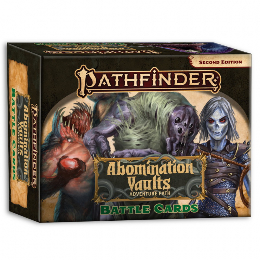 Pathfinder RPG: Abomination Vaults Battle Cards i gruppen SÄLLSKAPSSPEL / Rollspel / Pathfinder hos Spelexperten (PZO2232)