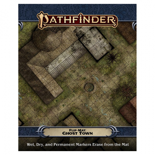 Pathfinder RPG: Flip-Mat - Ghost Towns i gruppen  hos Spelexperten (PZO30117)