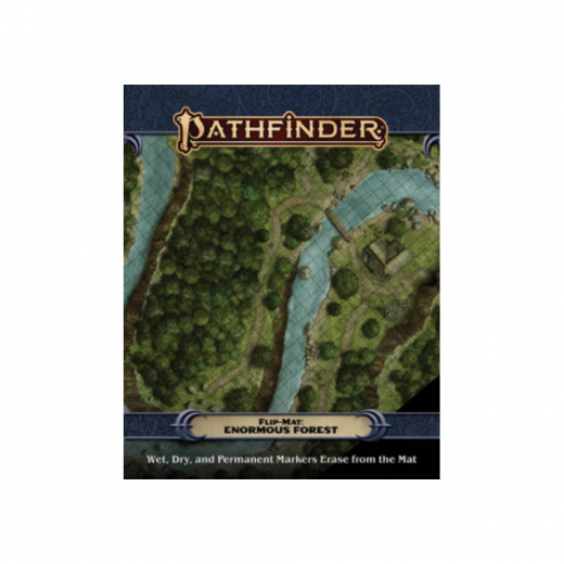 Pathfinder RPG: Flip-Mat - Enormous Forest i gruppen SÄLLSKAPSSPEL / Rollspel / Pathfinder hos Spelexperten (PZO30118)