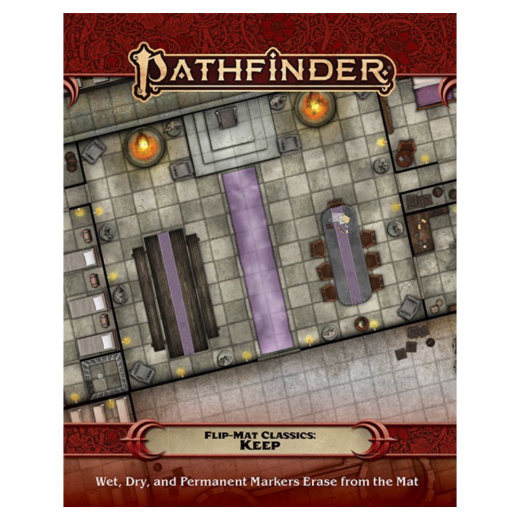 Pathfinder RPG: Flip-Mat Classics - Keep i gruppen SÄLLSKAPSSPEL / Rollspel / Pathfinder hos Spelexperten (PZO31038)