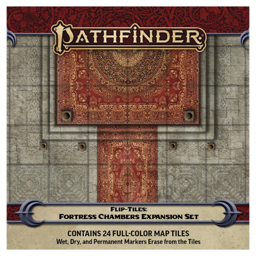 Pathfinder RPG: Flip-Tiles - Fortress Chambers Expansion i gruppen SÄLLSKAPSSPEL / Rollspel / Pathfinder hos Spelexperten (PZO4094)