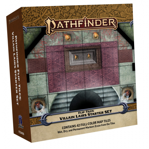 Pathfinder RPG: Flip-Tiles - Villain Lairs Set i gruppen SÄLLSKAPSSPEL / Rollspel / Pathfinder hos Spelexperten (PZO4096)