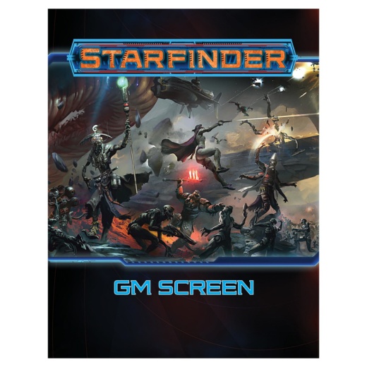 Starfinder RPG: GM Screen i gruppen SÄLLSKAPSSPEL / Rollspel / Starfinder hos Spelexperten (PZO7102)